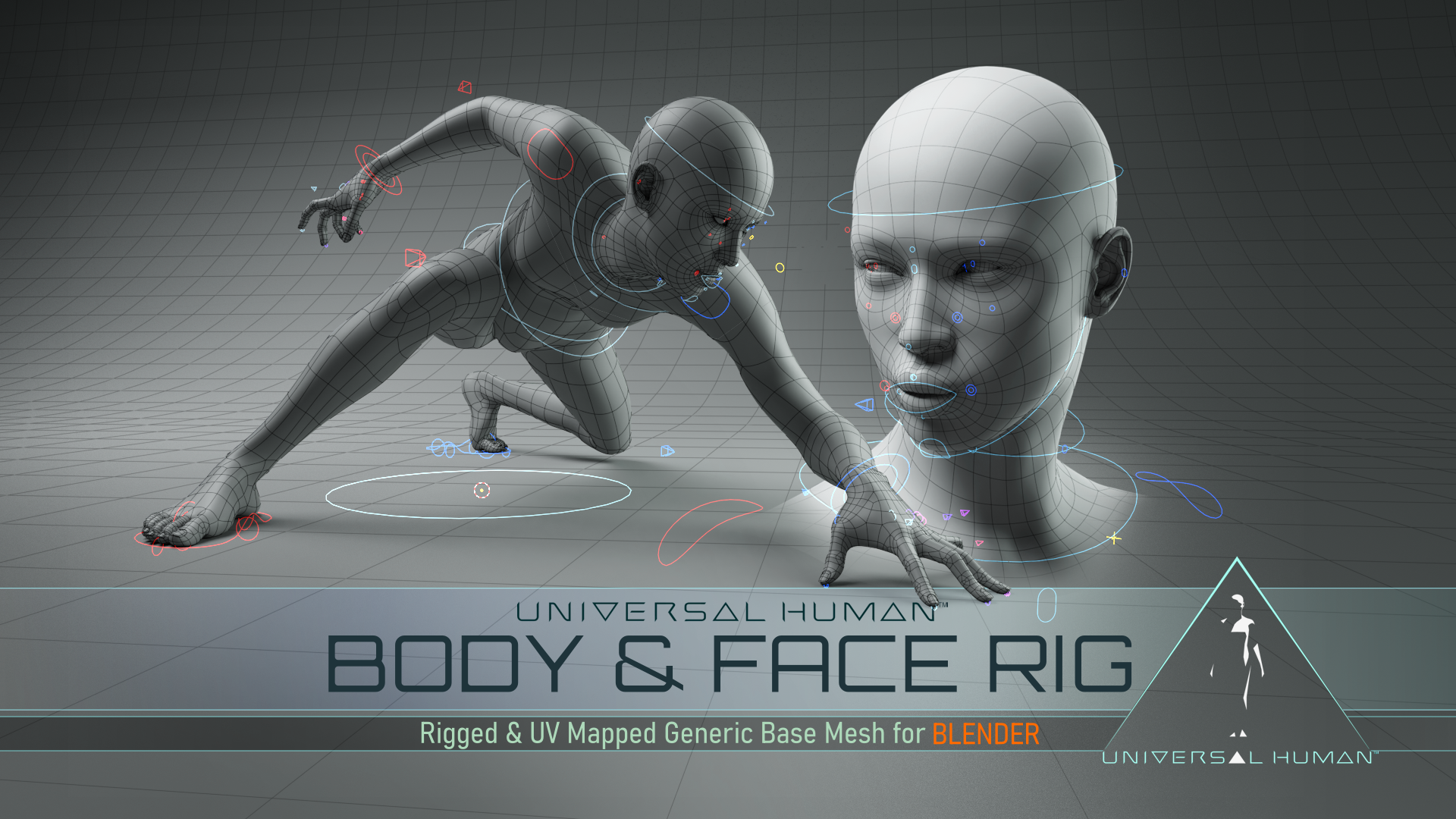 Chris Jones - Universal Human Body & Face Rig v3.1.0